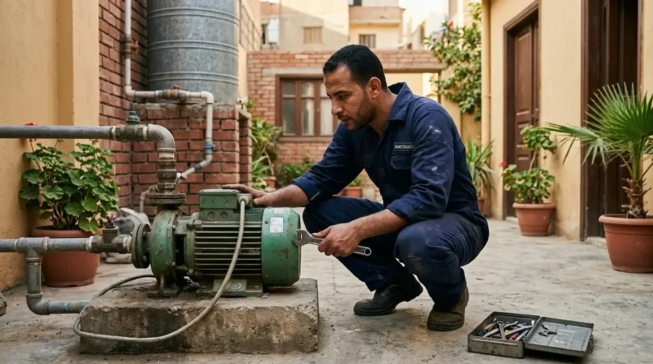 أسباب علو صوت موتور المياة
